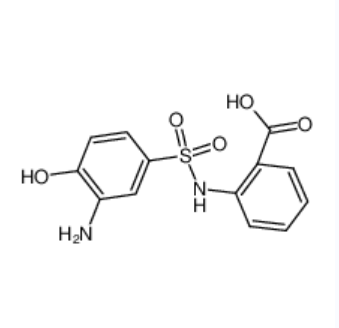 2-氨基苯酚-4-(2'-羧基)磺酰苯胺,2-[[(3-Amino-4-hydroxyphenyl)sulphonyl]amino]benzoic acid