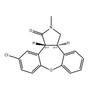 反式-(+/-)-11-氯-2,3,3A,12B-四氢-2-甲基-1H-二苯并[2,3:6,7]氧杂卓并[4,5-C]吡咯-1-酮