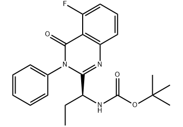 CAL101 IDELALISIB N-2中间体,(S)-tert-butyl(1-(5-fluoro-4-oxo-3-phenyl-3,4-dihydroquinazolin-2-yl)propyl) carbaMate