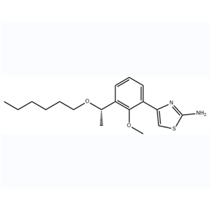 (S)-4-(3-(1-(正己氧基)乙基)-2-甲氧基苯基)噻唑-2-胺