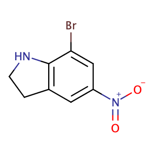 5-硝基-7-溴吲哚啉,7-BROMO-5-NITROINDOLINE