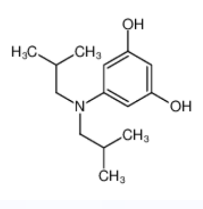 5-[bis(2-methylpropyl)amino]benzene-1,3-diol,5-[bis(2-methylpropyl)amino]benzene-1,3-diol