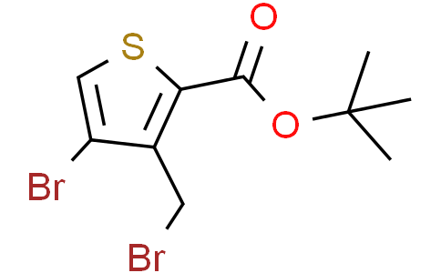 tert-butyl 4-bromo-3-(bromomethyl)thiophene-2-carboxylate