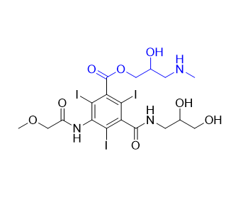 碘普羅胺雜質(zhì)02,2-hydroxy-3-(methylamino)propyl 3-((2,3-dihydroxypropyl)carbamoyl)-2,4,6-triiodo-5-(2-methoxyacetamido)benzoate