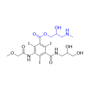 碘普羅胺雜質(zhì)02,2-hydroxy-3-(methylamino)propyl 3-((2,3-dihydroxypropyl)carbamoyl)-2,4,6-triiodo-5-(2-methoxyacetamido)benzoate