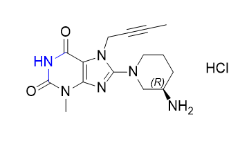 利格列汀杂质11,(R)-8-(3-aminopiperidin-1-yl)-7-(but-2-yn-1-yl)-3-methyl-3,7-dihydro-1H-purine-2,6-dione