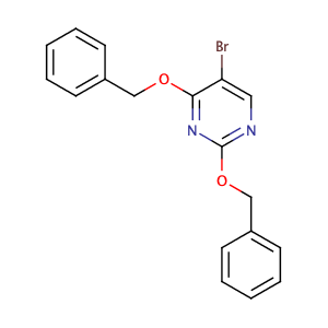 5-溴-2,4-二(苯基甲氧基)-嘧啶,2,4-Bis(benzyloxy)-5-bromopyrimidine