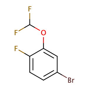 4-溴-2-(1,1-二氟甲氧基)-1-氟苯,4-Bromo-2-(1,1-difluoromethoxy)-1-fluorobenzene