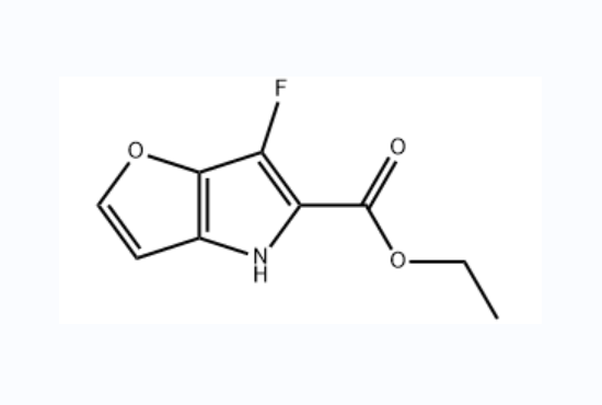 6-氟-4H-呋喃并[3,2-B]吡咯-5-羧酸乙酯,6-Fluoro-4H-furo[3,2-b]pyrrole-5-carboxylic acid ethyl ester
