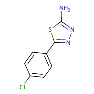 2-氨基-5-(4-氯苯基)-1,3,4-噻二唑