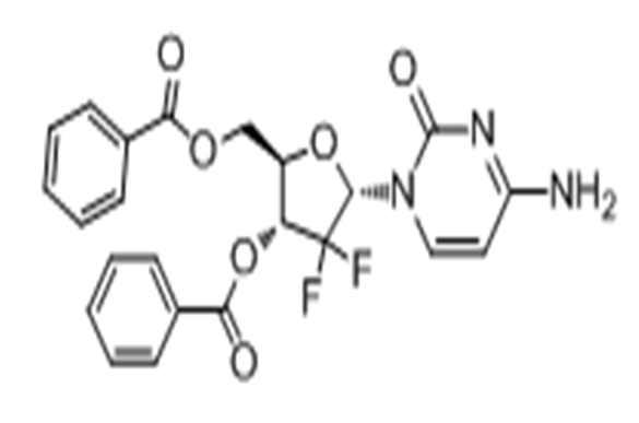 T9α异构体,(2R,3R,5S)-5-(4-amino-2-oxopyrimidin-1(2H)-yl)-2-((benzoyloxy)methyl)-4,4-difluorotetrahydrofuran-3-yl benzoate