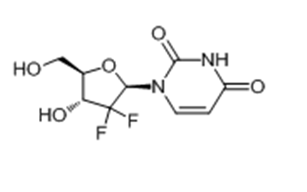 β尿苷,1-((2R,4R,5R)-3,3-difluoro-4-hydroxy-5-(hydroxymethyl)tetrahydrofuran-2-yl)pyrimidine-2,4(1H,3H)-dione