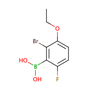 2-溴-3-乙氧基-6-氟苯硼酸,(2-Bromo-3-ethoxy-6-fluorophenyl)boronic acid