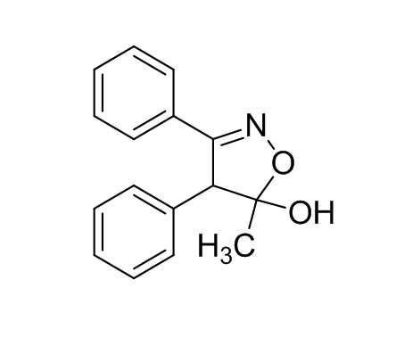 4,5-二氢-5-甲基-3,4-二苯基-5-异恶唑,5-methyl-3,4-diphenyl-4,5-dihydroisoxazol-5-ol