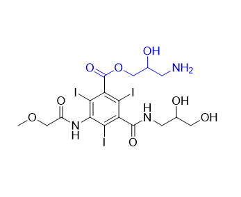 碘普罗胺杂质01,3-amino-2-hydroxypropyl 3-((2,3-dihydroxypropyl)carbamoyl)-2,4,6-triiodo-5-(2-methoxyacetamido)benzoate