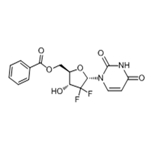 α尿苷单水解,((2R,3R,5S)-5-(2,4-dioxo-3,4-dihydropyrimidin-1(2H)-yl)-4,4-difluoro-3-hydroxytetrahydrofuran-2-yl)methyl benzoate