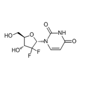 α尿苷,1-((2S,4R,5R)-3,3-difluoro-4-hydroxy-5-(hydroxymethyl)tetrahydrofuran-2-yl)pyrimidine-2,4(1H,3H)-dione