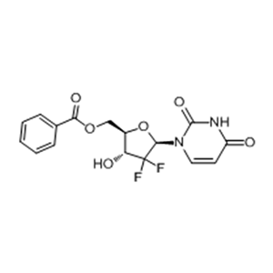 β尿苷单水解,((2R,3R,5R)-5-(2,4-dioxo-3,4-dihydropyrimidin-1(2H)-yl)-4,4-difluoro-3-hydroxytetrahydrofuran-2-yl)methyl benzoate