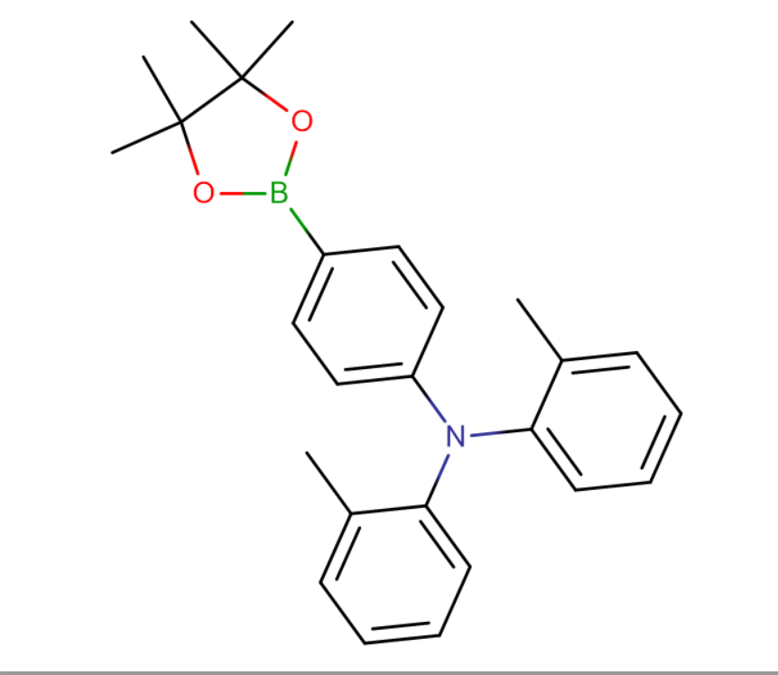 4-硼酸酯-2',2'-二甲基三苯胺,2-methyl-N-(2-methylphenyl)-N-[4-(4,4,5,5-tetramethyl-1,3,2-dioxaborolan-2-yl)phenyl]benzenamine