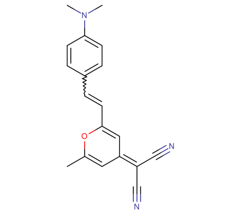 4-(二氰基亚甲基)-2-甲基-6-(4-二甲基氨基苯乙烯基)-4H-吡喃,2-(2-(4-(Dimethylamino)styryl)-6-methyl-4H-pyran-4-ylidene)malononitrile