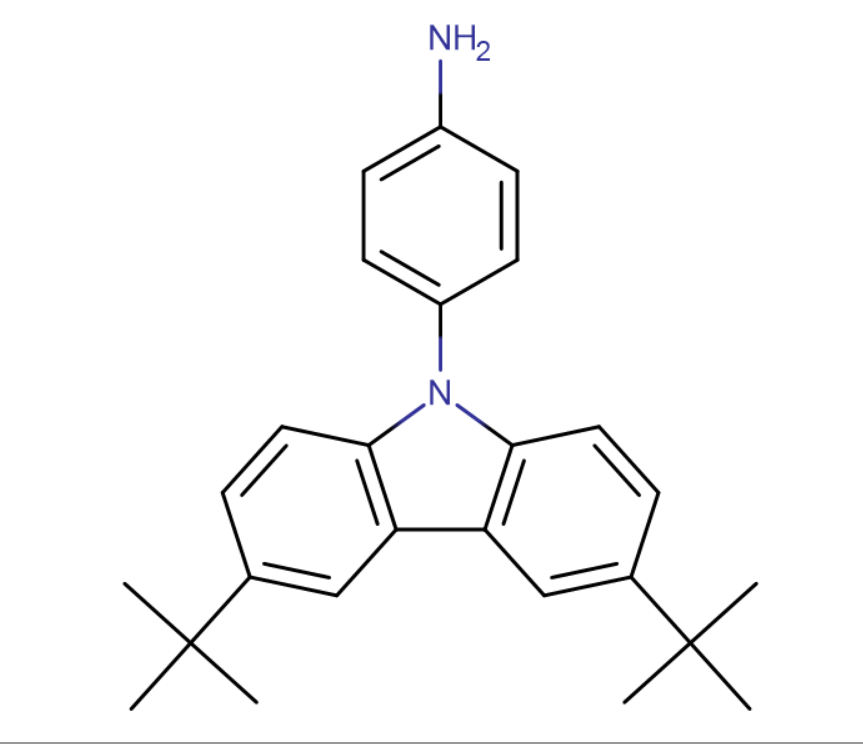 4-(3,6-二叔丁基-9H-咔唑-9-基)苯胺,4-(3,6-Di-tert-butyl-9H-carbazol-9-yl)aniline