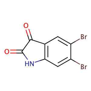 5,6-二溴二氢吲哚-2,3-二酮,5,6-Dibromo-1H-indole-2,3-dione