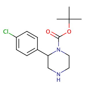 2-(4-氯苯基)哌嗪-1-羧酸叔丁酯,tert-Butyl 2-(4-chlorophenyl)piperazine-1-carboxylate