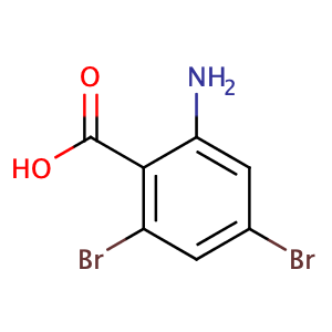 2-氨基-4,6-二溴苯甲酸,2-Amino-4,6-dibromobenzoic acid