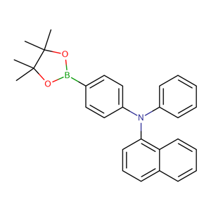 (4-(萘-1-基(苯基)氨基)苯基)硼酸频呢醇酯,(naphthalene-1-yl)-{4-(4,4,5,5-tetramethyl-1,3,2-dioxaborolane-2-