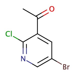 1-(5-溴-2-氯吡啶-3-基)乙酮