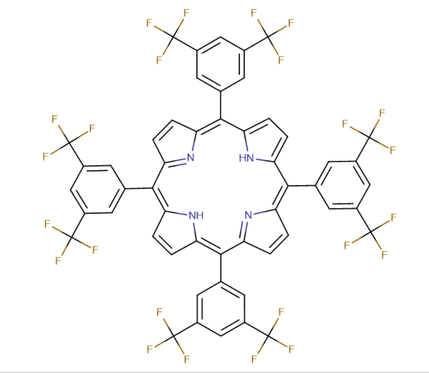 MESO-四[ 3, 5-二( 三氟甲基) 苯基] 卟啉,5,10,15,20-tetrakis[3,5-bis(trifluoromethyl)phenyl]-21H,23H-Porphine