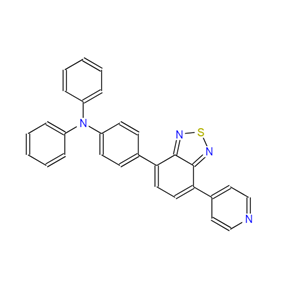 Benzenamine, N,N-diphenyl-4-[7-(4-pyridinyl)-2,1,3-benzothiadiazol-4-yl]-,Benzenamine, N,N-diphenyl-4-[7-(4-pyridinyl)-2,1,3-benzothiadiazol-4-yl]-