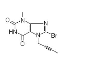 8-溴-7-(2-丁炔基)-3,7-二氢-3-甲基-1H-嘌呤-2,6-二酮,8-Bromo-7-(2-butynyl)-3,7-dihydro-3-methyl-1H-purine-2,6-dione
