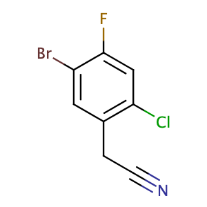 2-(5-溴-2-氯-4-氟苯基)乙腈,2-(5-Bromo-2-chloro-4-fluorophenyl)acetonitrile