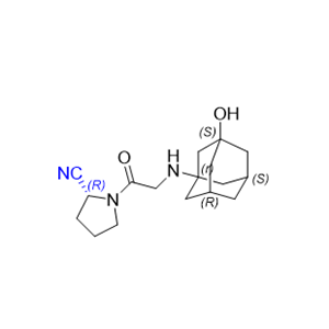 维格列汀杂质02,(R)-1-(2-(((1r,3S,5R,7S)-3-hydroxyadamantan-1-yl)amino)acetyl)pyrrolidine-2-carbonitrile