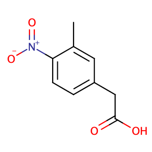 2-(3-甲基-4-硝基苯基)乙酸,2-(3-Methyl-4-nitrophenyl)acetic acid