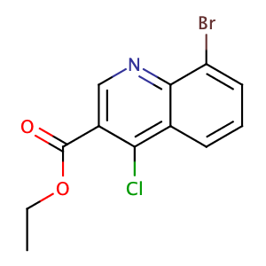 8-溴-4-氯喹啉-3-羧酸乙酯,Ethyl 8-bromo-4-chloroquinoline-3-carboxylate