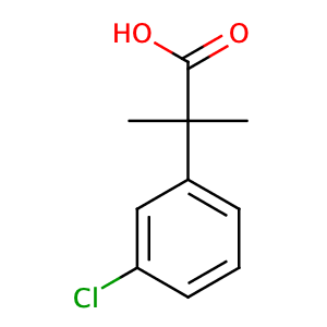 2-（3-氯苯基）-2-甲基丙酸,2-(3-chlorophenyl)-2-methylpropanoic acid