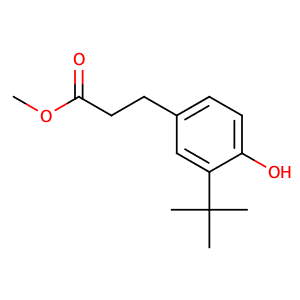 3-(3-叔丁基-4-羟基)苯丙酸甲酯,Methyl 3-(3-(tert-butyl)-4-hydroxyphenyl)propanoate