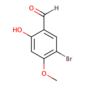 2-羟基-4-甲氧基-5-溴苯甲醛