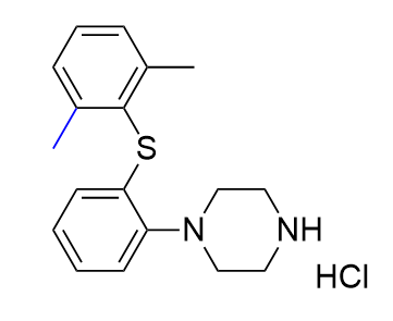 沃替西汀杂质05,1-(2-((2,6-dimethylphenyl)thio)phenyl)piperazine hydrochloride