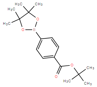 4-(叔丁氧基羰基)苯基硼酸频哪醇酯,tert-Butyl 4-(4,4,5,5-tetramethyl-1,3,2-dioxaborolan-2-yl)benzoate