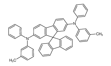 N,N'-双(3-甲基苯基)-N,N'-二苯基-9,9-螺二芴-2,7-二胺,2,7-Bis[N-(m-tolyl)anilino]-9,9'-spirobi[9H-fluorene]