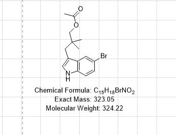 3-(5-bromo-1H-indol-3-yl)-2,2-dimethylpropyl acetate,3-(5-bromo-1H-indol-3-yl)-2,2-dimethylpropyl acetate