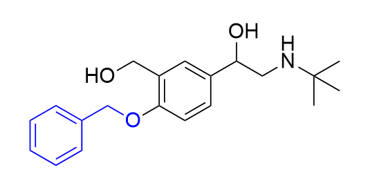 沙丁醇胺杂质09,1-(4-(benzyloxy)-3-(hydroxymethyl)phenyl)-2-(tert-butylamino)ethanol