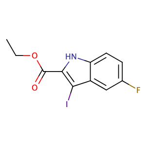 5-氟-3-碘-1H-吲哚-2-羧酸乙酯,Ethyl 5-fluoro-3-iodo-1H-indole-2-carboxylate