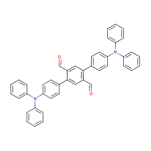 4,4''-bis(diphenylamino)-[1,1':4',1''-terphenyl]-2',5'-dicarbalde,4,4''-bis(diphenylamino)-[1,1':4',1''-terphenyl]-2',5'-dicarbalde