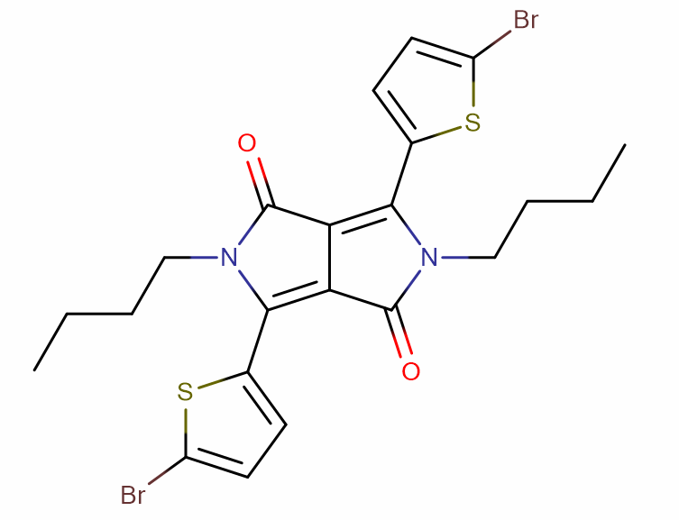 Pyrrolo[3,4-c]pyrrole-1,4-dione,3,6-bis(5-bromo-2-thienyl)-2,5-dibutyl-2,5-dihydro-,Pyrrolo[3,4-c]pyrrole-1,4-dione,3,6-bis(5-bromo-2-thienyl)-2,5-dibutyl-2,5-dihydro-