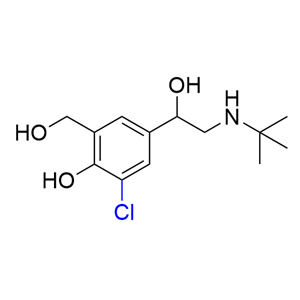 沙丁醇胺杂质12,4-(2-(tert-butylamino)-1-hydroxyethyl)-2-chloro-6-(hydroxymethyl)phenol