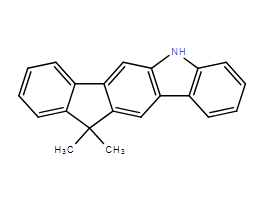 5,11-二氢-11,11-二甲基茚并[1,2-B]咔唑,11,11-Dimethyl-5,11-dihydroindeno[1,2-b]carbazole